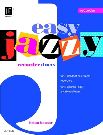 Easy Jazzy Recorder duets UE Bonsor
