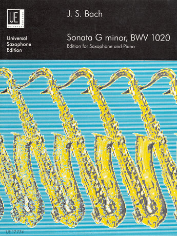 Bach Sonata Gmin Sax BWV1020 UE