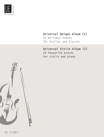 Universal Violin Album 3 Vln UE