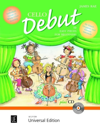 Cello Debut Bk+CD Rae UE