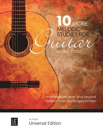 10 More melodic studies for guitar Cole