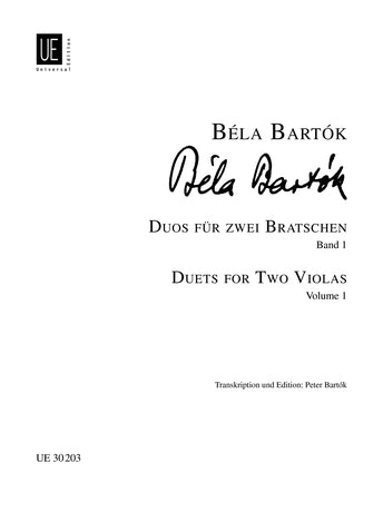 Bartok Duets for 2 Vlas Vol1 UE