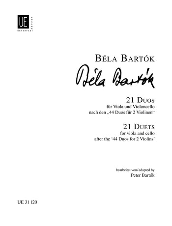 Bartok 21 Duos Vla&Vc UE