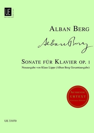 Berg Pno Sonata Op1 UE