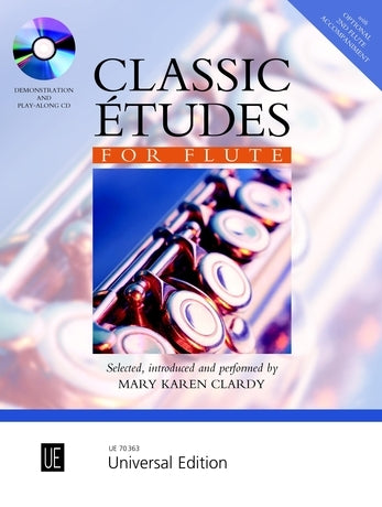 Classic Etudes for Flute+CD UE Clardy
