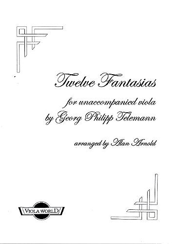 Telemann 12 Fantasias Vla arr Arnold VW