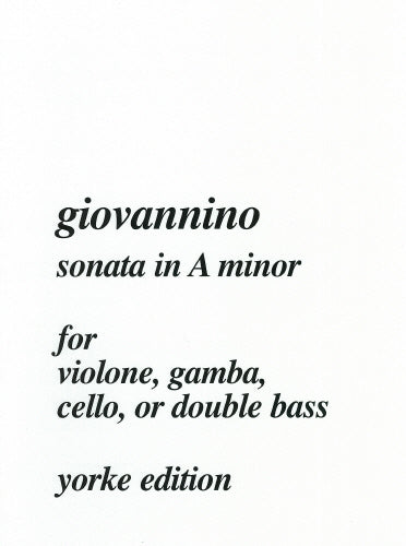 Giovannino Sonata a min Db/Pno YE