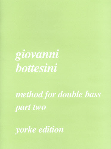 Bottesini D-B Method PT2 YE