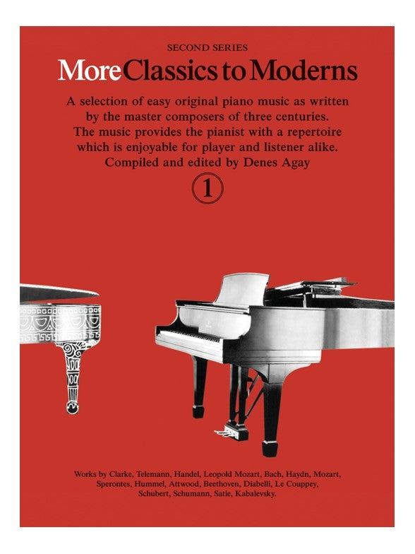 More Classics to Moderns Bk1 Pno Red