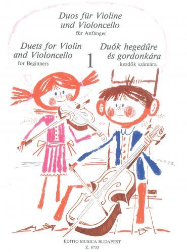 Duets for vln&vc for beginners vol1 EMB
