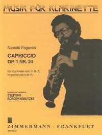 Paganini Capirccio Op1No24 Clarinet ZIM
