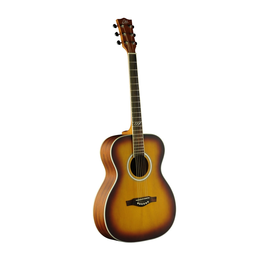 Eko Tri 018 Acoustic Guitar Honeyburst Solid Spruce