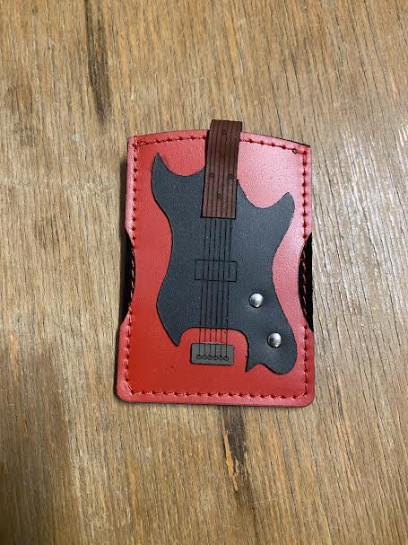 Card Case Leather Electric Guitar Dallaiti