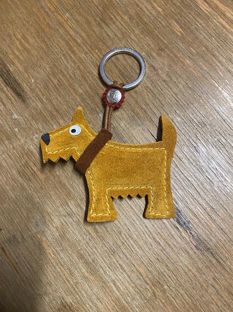 Keyring Leather Terrier Dallaiti