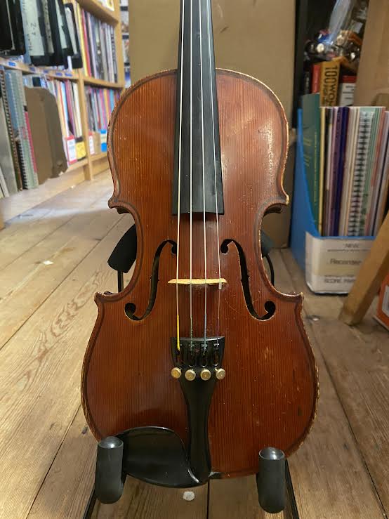 Second Hand Early 20th Century 1/2 Violin + R. Paesold Bow