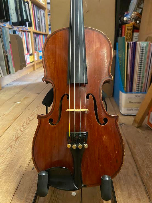 Second Hand Early 20th Century 1/2 Violin + R. Paesold Bow
