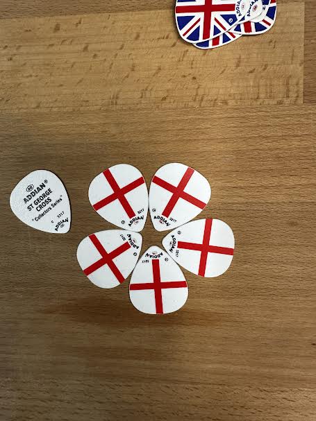 Plectrum St. Georges Cross Flag