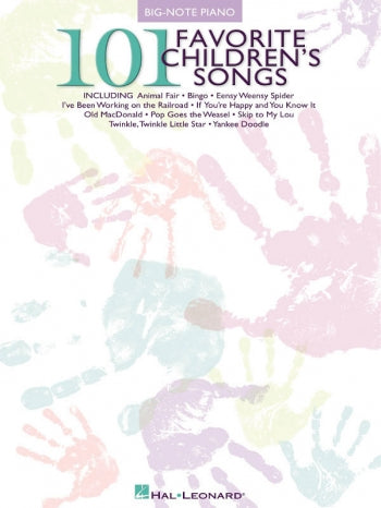 101 Favourite Childrens Songs Big Note