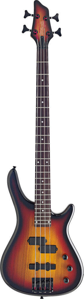 Stagg Bass Guitar Fusion Sunburst BC300