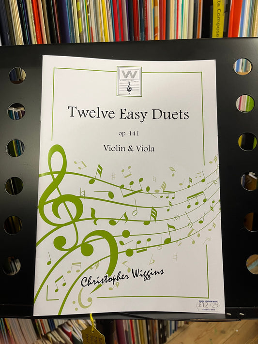 12 Easy Duets op.141 Violin + Viola Wigg