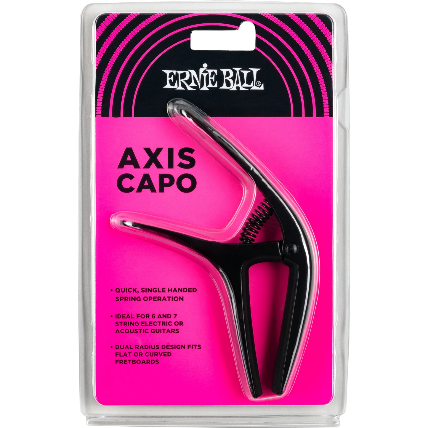 Ernie Ball Axis Capo Black