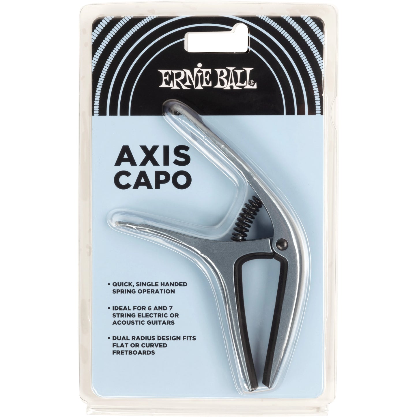 Ernie Ball Axis Capo Blue Steel
