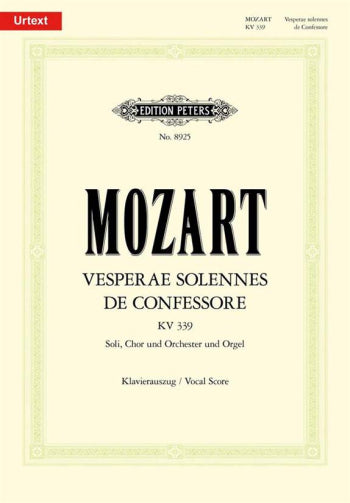 Mozart Vesperae Solennes KV339 V/S EB
