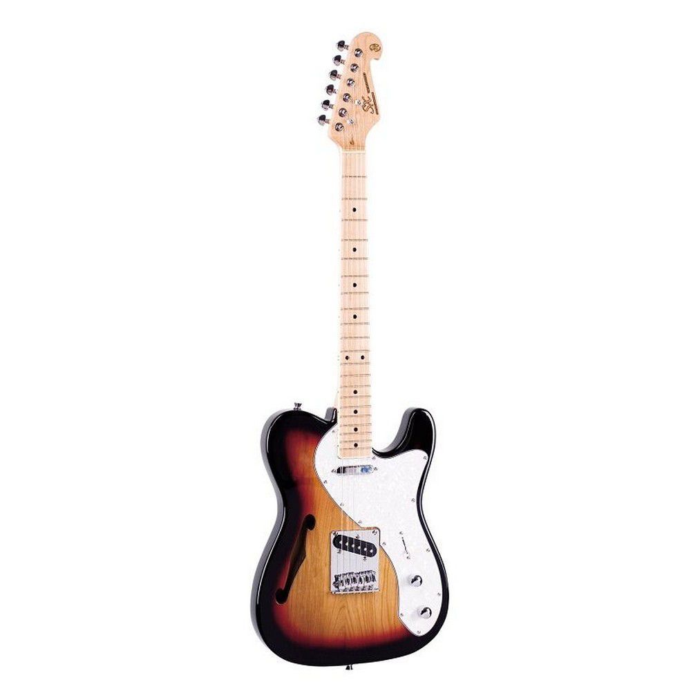SX Electric Guitar TC Hollow Swamp Ash-Maple Sunburst – South London Music