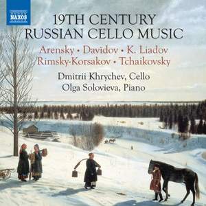 19th Century Russian Cello Music CD