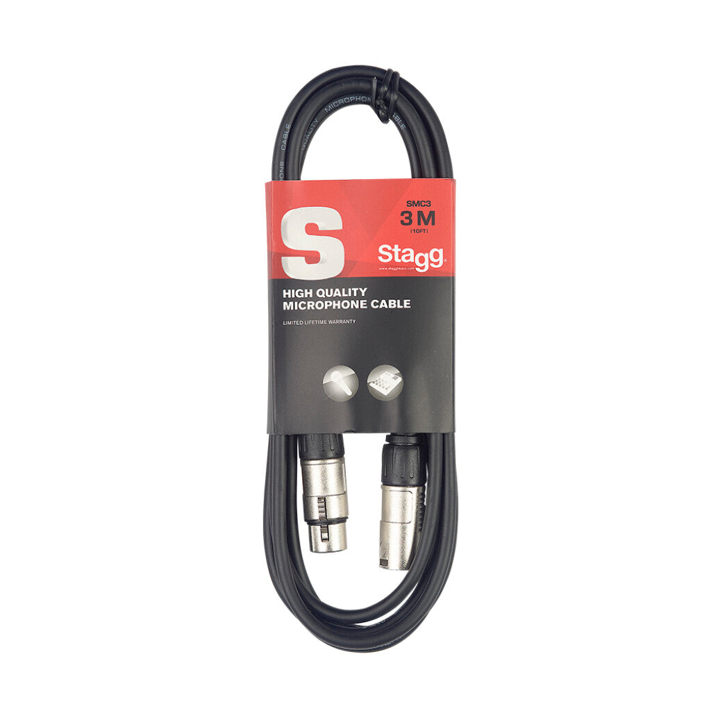 Stagg Mic Cable 3m XLR (M/F) SMC3