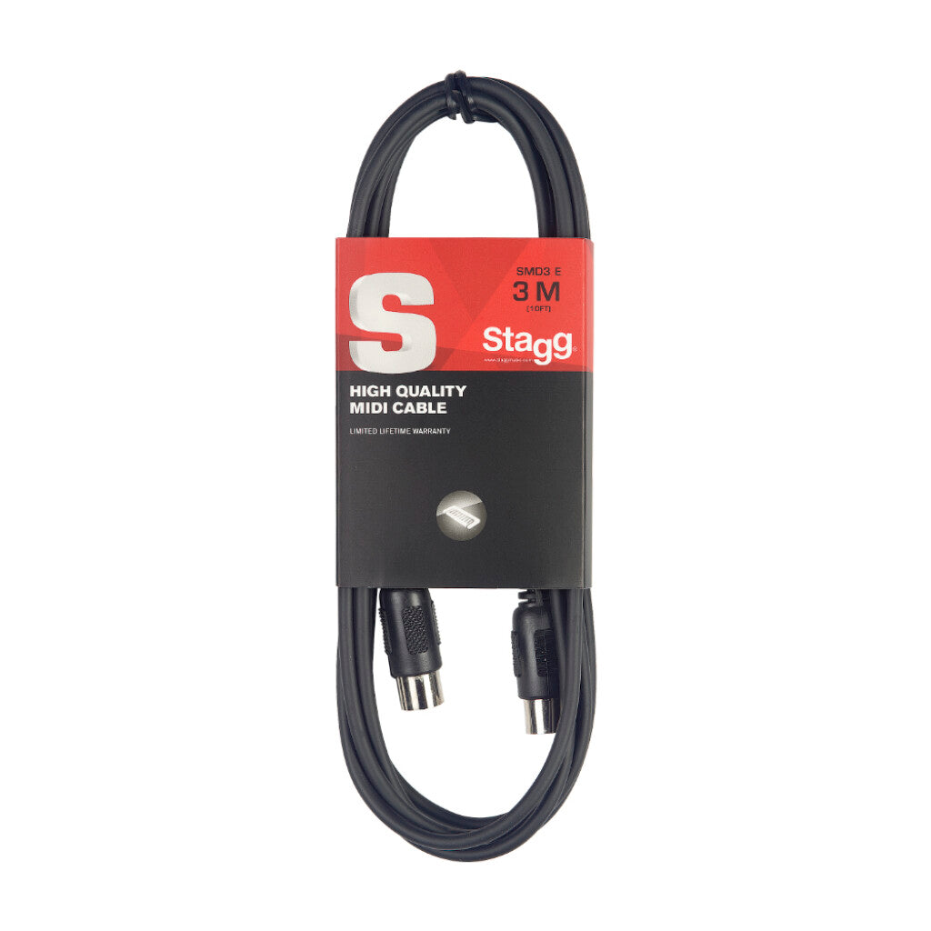 Stagg Midi Cable 3m SMD3 E