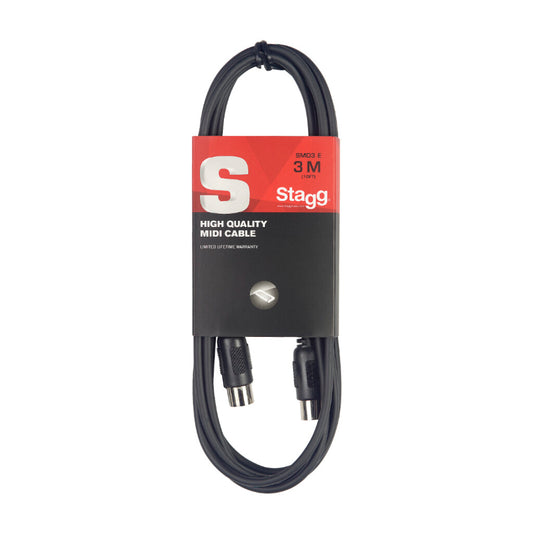 Stagg Midi Cable 3m SMD3 E