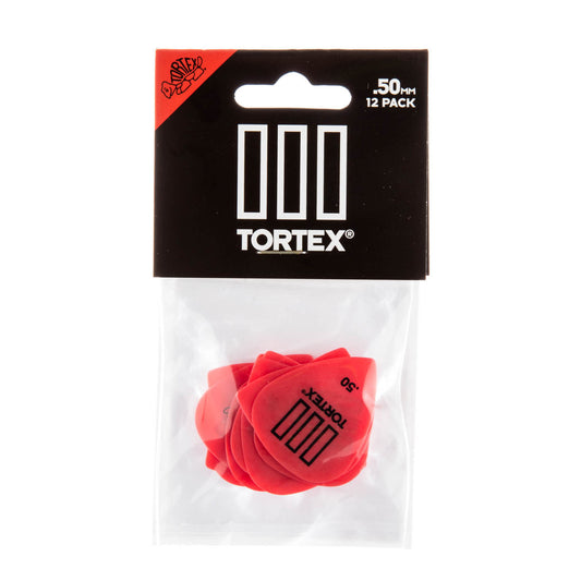 Plectrum Dunlop Tortex TIII 12Pk .50mm Red