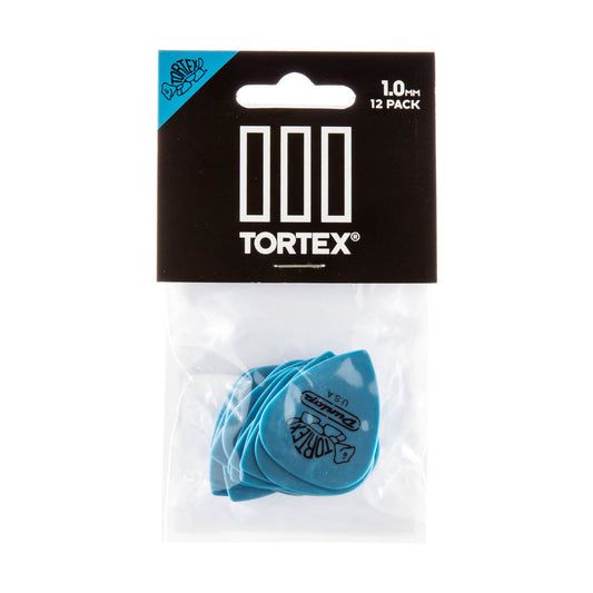 Plectrum Dunlop Tortex TIII 12Pk 1.0mm Blue