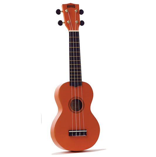 Mahalo Ukulele Rainbow Orange