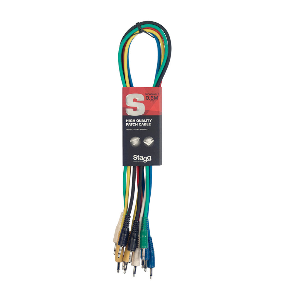 Stagg Patch Cable Mini PLG 2ft/.6m SPC0