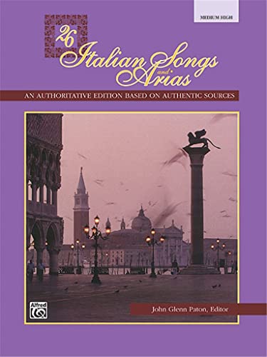 26 Italian Songs & Arias Paton MH ALF