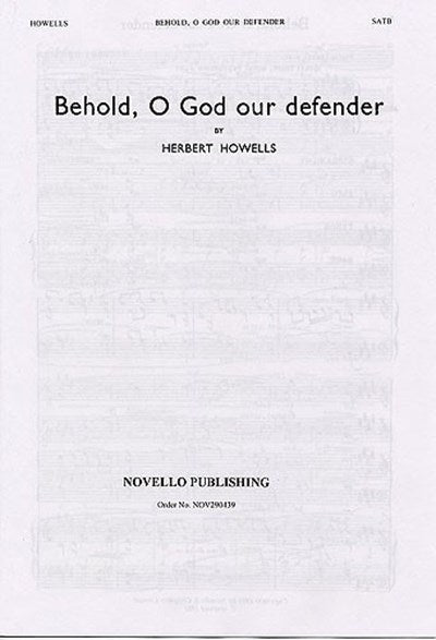Howells Behold God Our Defender SATB NO