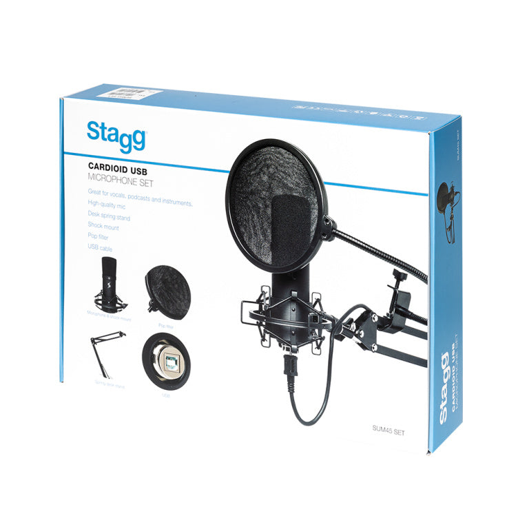 Stagg Microphone USB Condenser SUM45 Set