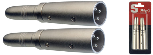 Stagg Adapter - XLR Male to Stereo Jack Female - AC-XMPFH