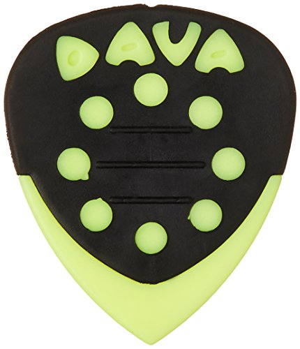 Dava Jazz Grip Green Nylon Plectrum