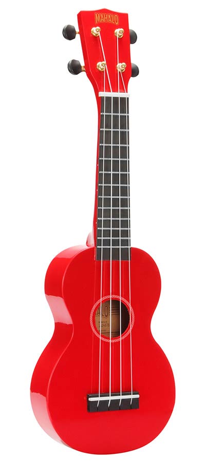 Ukulele Mahalo Rainbow Red with Essentials Pack
