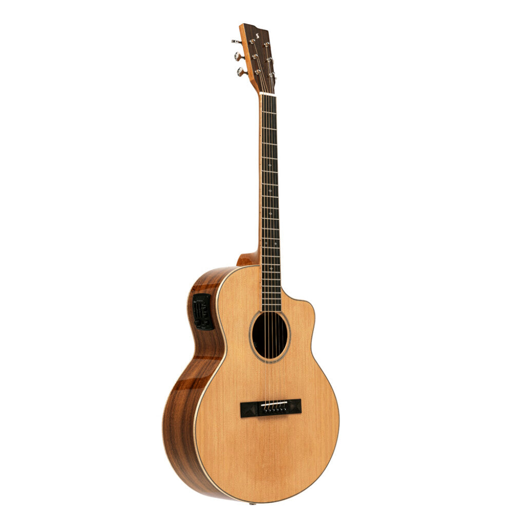 Stagg Electro Acoustic Cutaway Spruce Acacia Orch