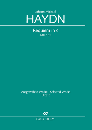 Haydn M Requiem c min Choral Score MH155 Carus