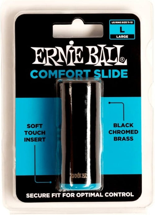 Ernie Ball Comfort Slide Guitar Large Black Chromed Brass