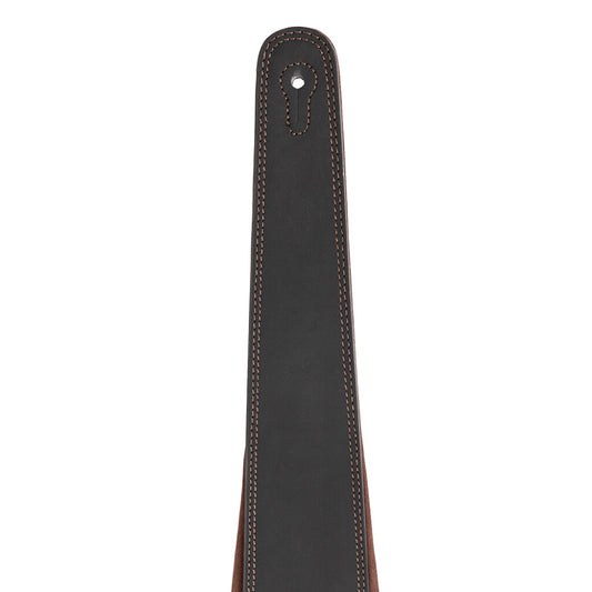 Leather Strap with Nubuck Brown Stagg