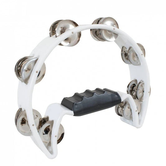Tambourine Half Moon White PP486/2