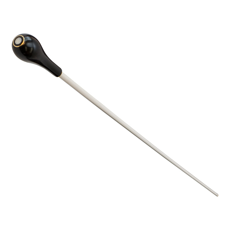 Conductor Baton - Ebony with Parisienne Eye Handle