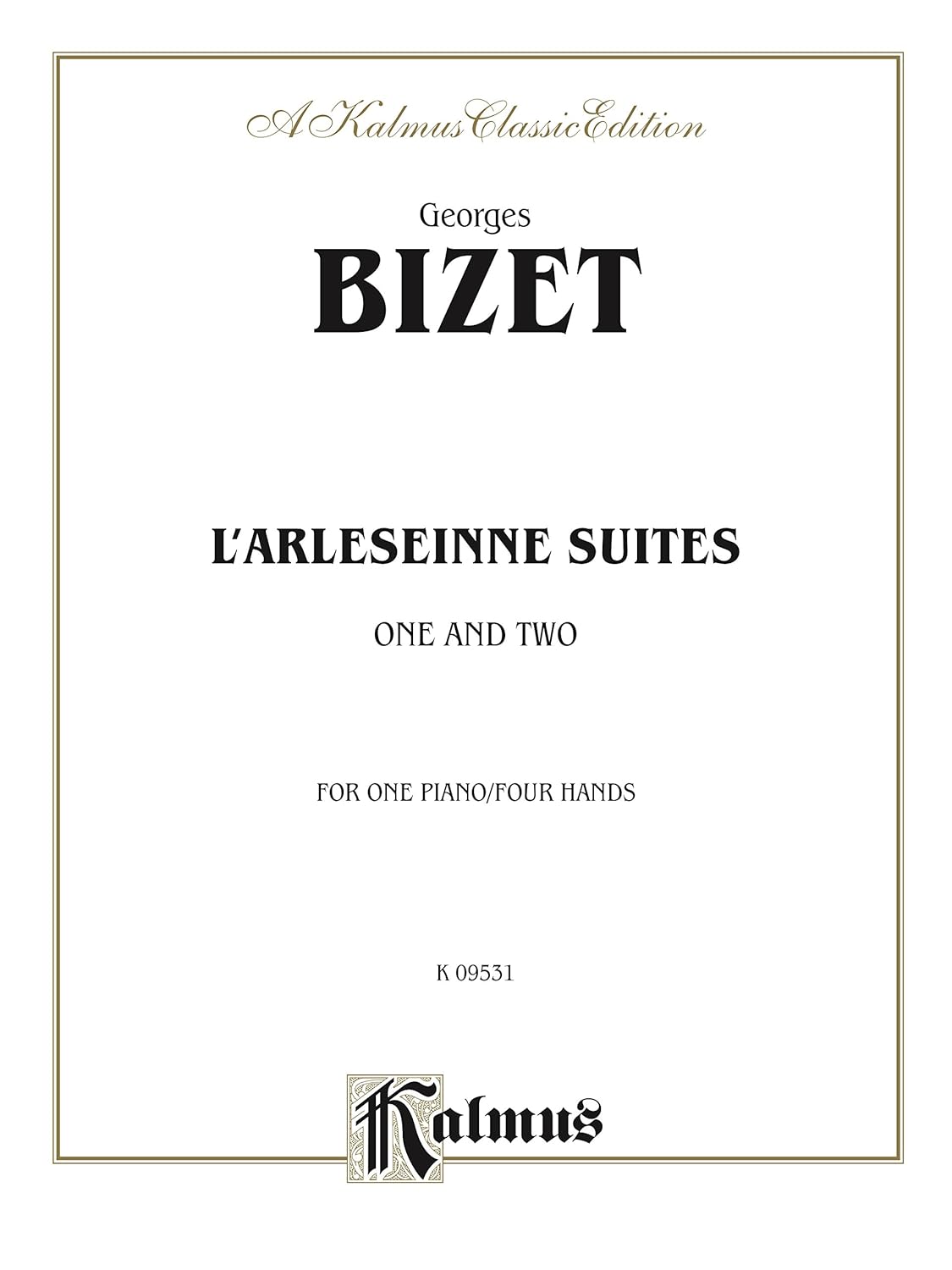 Bizet LArlesienne Suites Piano