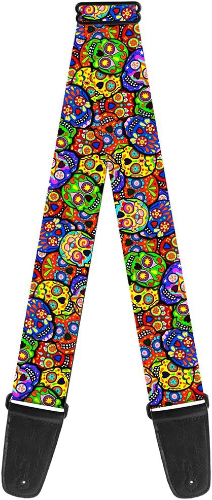 Gtr Strap BD Sugar Skulls